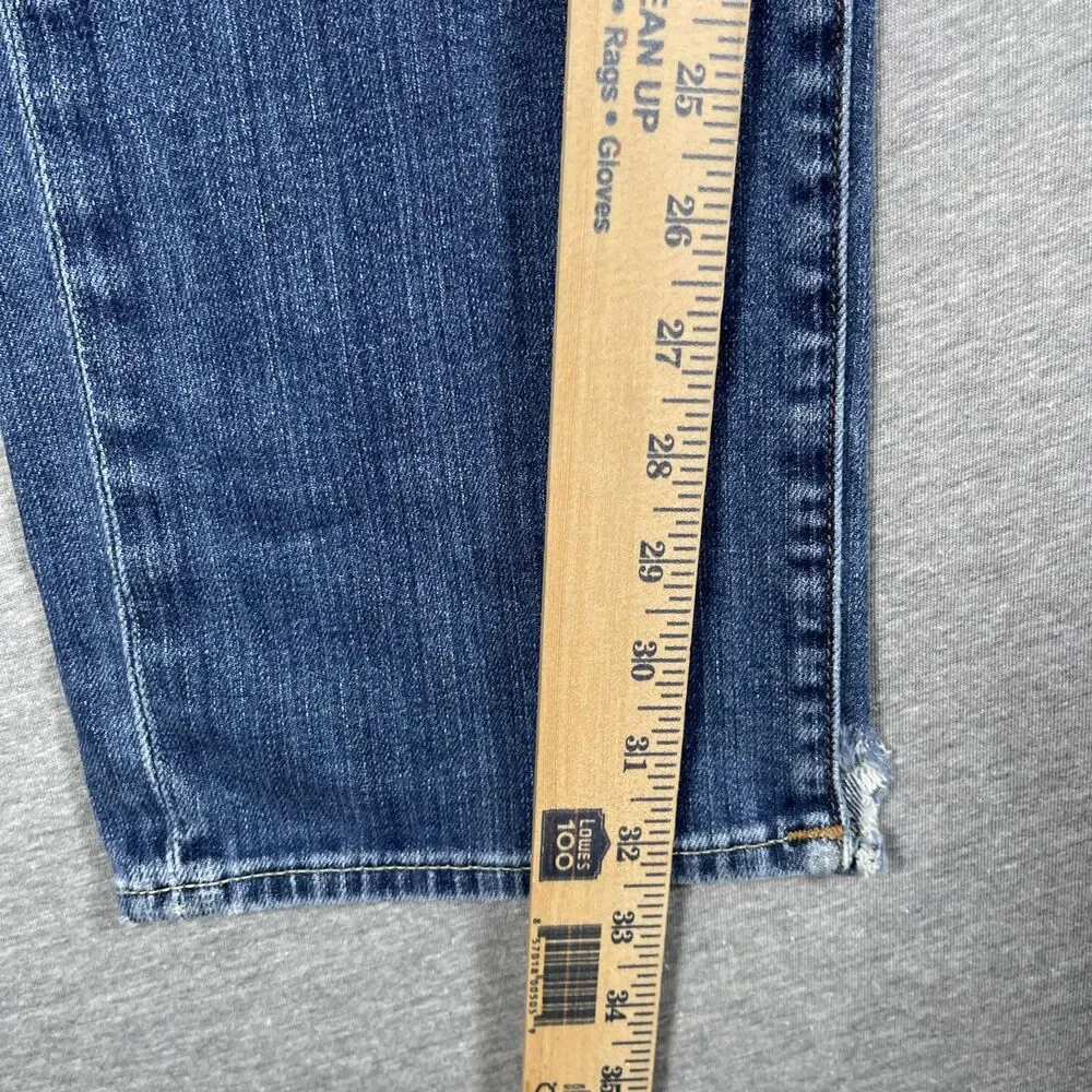 True Religion Ricky Relaxed Straight Jeans Mens 32 Blue Medium Wash Y2K Vintage